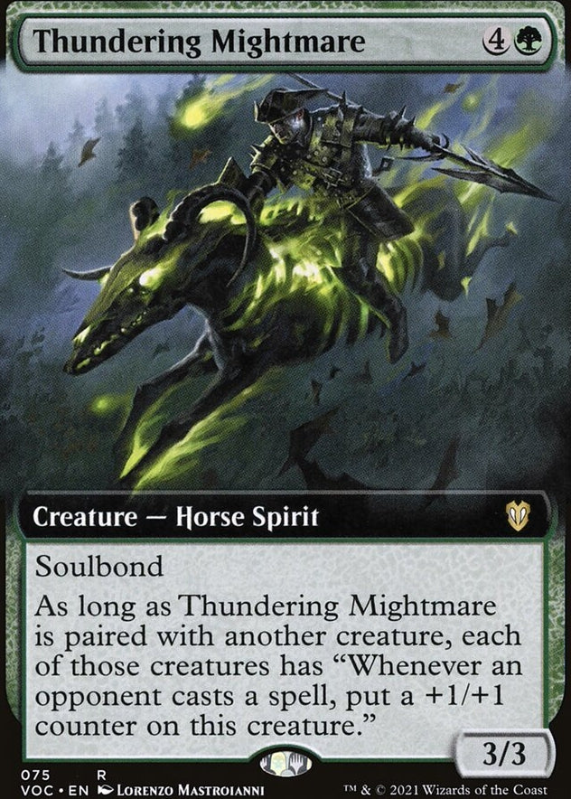 Thundering Mightmare [ #0075 Extended Art ] (VOC-R)