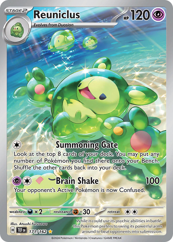 Reuniclus - 171/162 (TEF) Illustration Rare - Near Mint Holofoil