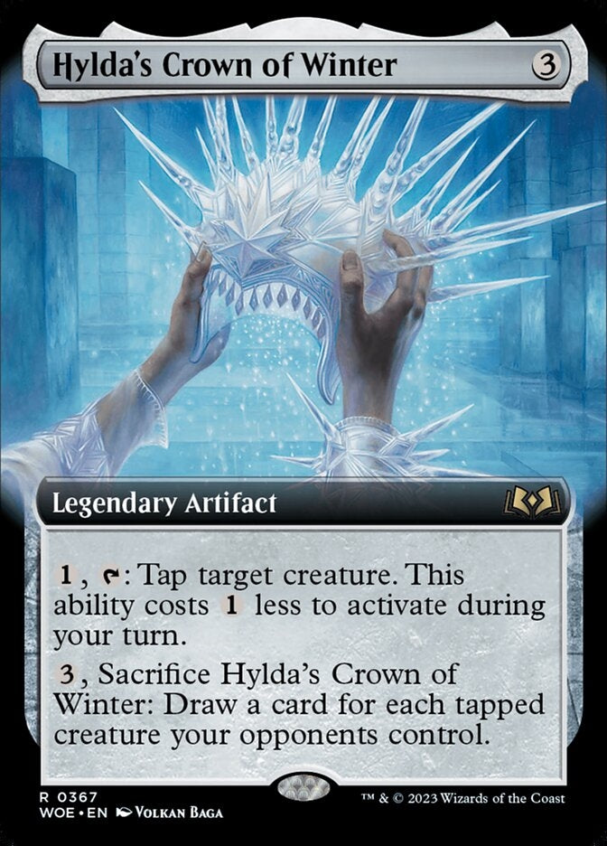 Hylda's Crown of Winter [#0367 Extended Art] (WOE-R)