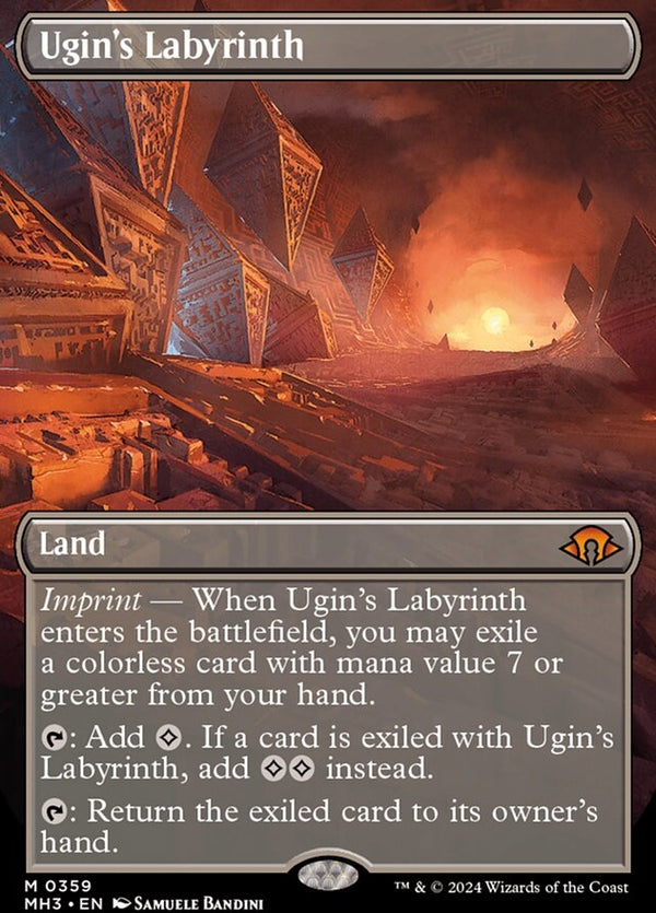 Ugin's Labyrinth [#0359 Borderless] (MH3-M)