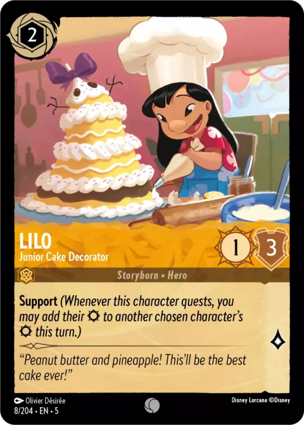 Lilo - Junior Cake Decorator (Shimmering Skies 008/204) Common - Near Mint