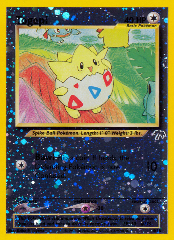 Togepi - 04/18 (SI) Promo - Near Mint Reverse Holofoil