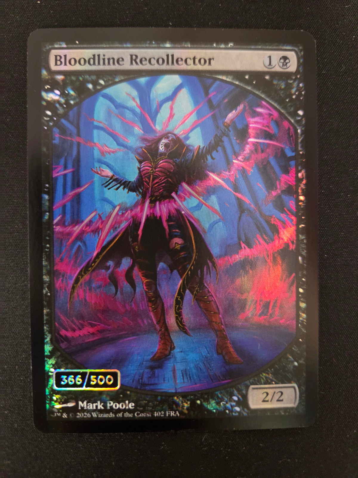 Bloodline Recollector // Anestral Craving [ #0402 Retro Frame Serialized ] (FRA-M) Rainbow Foil Near Mint