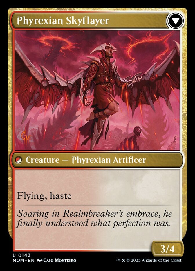 Harried Artisan // Phyrexian Skyflayer [