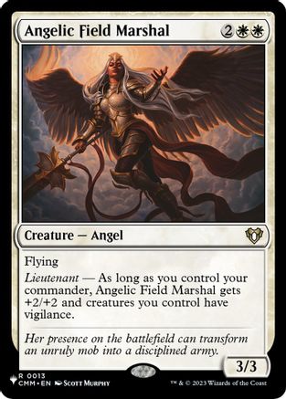 Angelic Field Marshal [#0013] (CMM-R-FOIL-LIST)