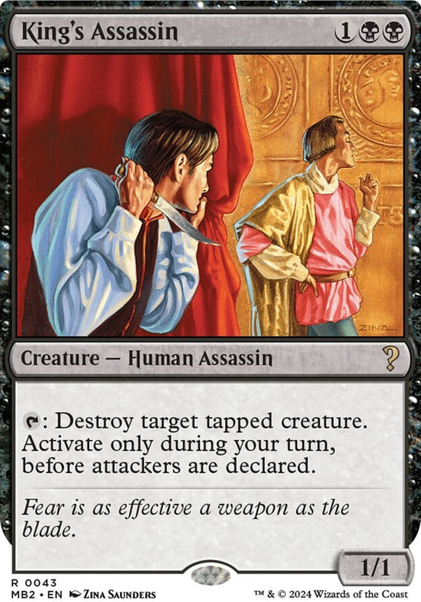 King's Assassin [#0043 White-Border] (MB2-R)