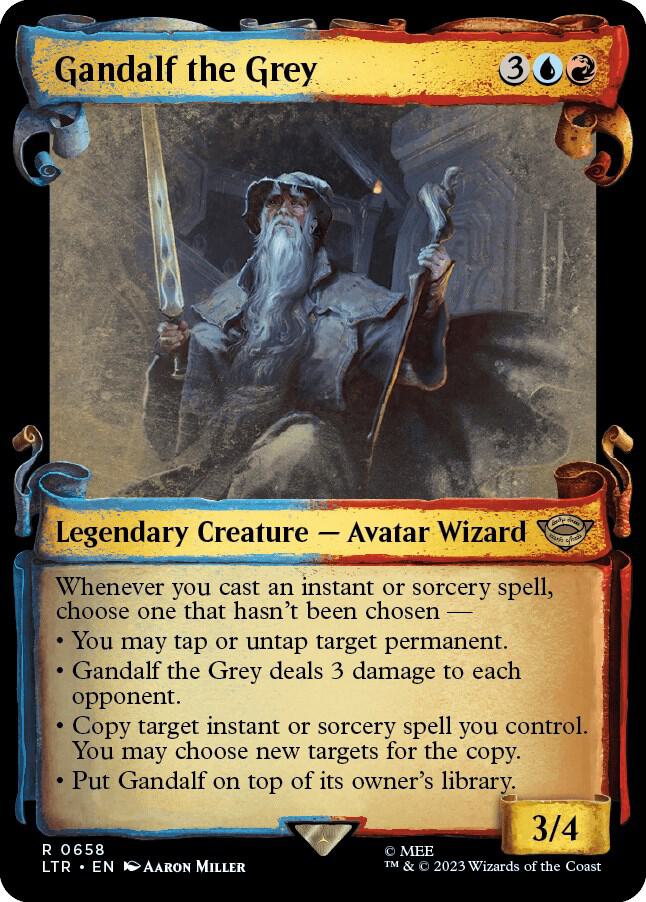 Gandalf the Grey [#0658 Showcase Scroll] (LTR-R-FOIL)