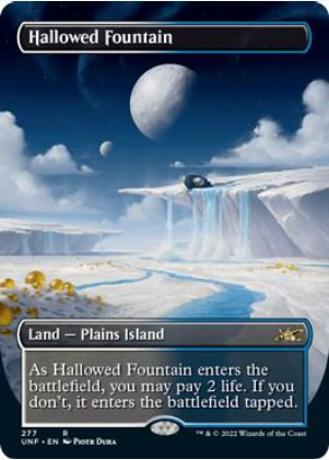 Hallowed Fountain [#277 Alternate Art Borderless] (UNF-R-FOIL)