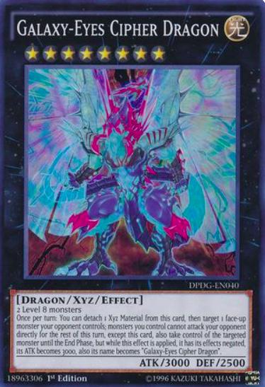 Galaxy-Eyes Cipher Dragon (DPDG-EN040) Super Rare Near Mint 1st Edition