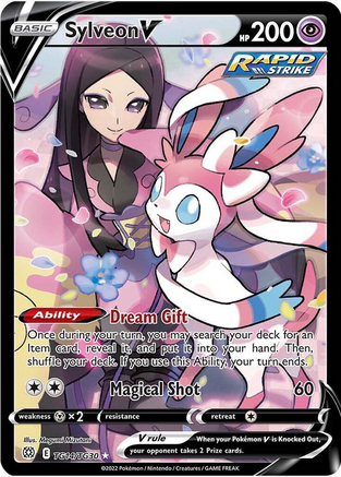 Sylveon V - TG14/TG30 (SWSH09:TG) Ultra Rare - Damaged Holofoil