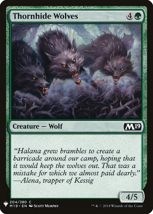 Thornhide Wolves [Mystery Booster #1353] (M19-C)