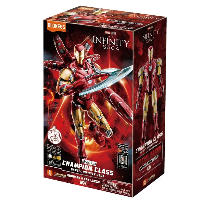 Blokees: Marvel Infinity SAGA - Champion Class 01-EX - Iron Man MK85 EX (73920)