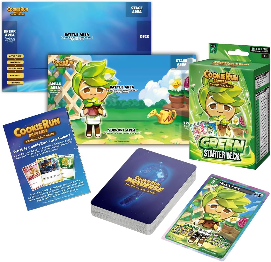CookieRun TCG: Starter Deck - (ST3) Green