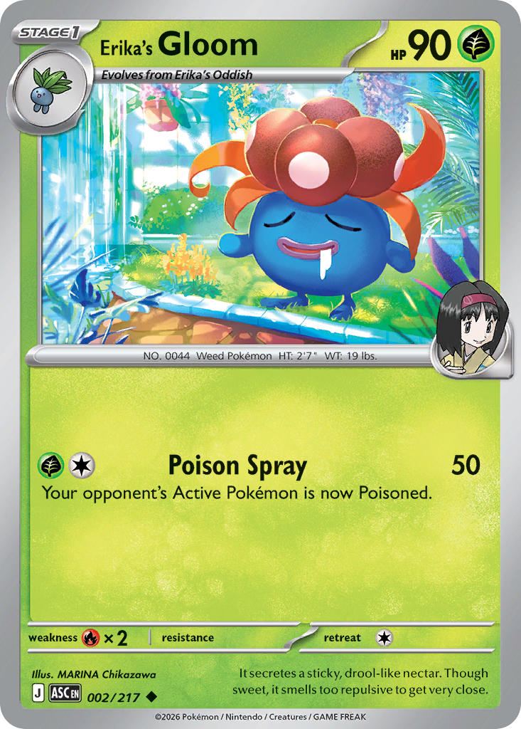 Erika's Gloom - 002/217 (ASC) Uncommon