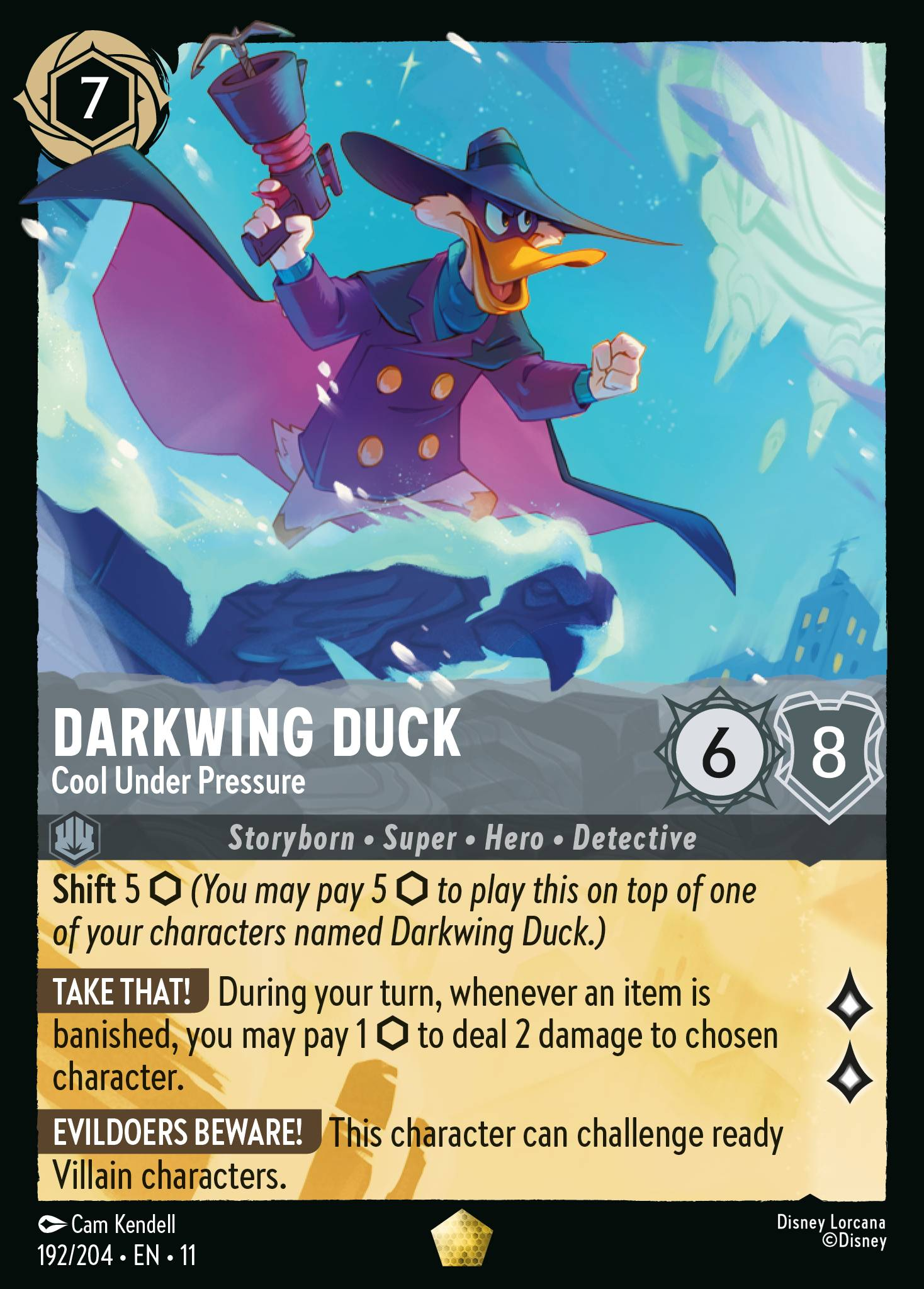 Darkwing Duck - Cool Under Pressure (192/204 - Winterspell)  Legendary