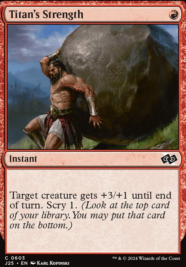 Titan's Strength [#0603] (J25-C)