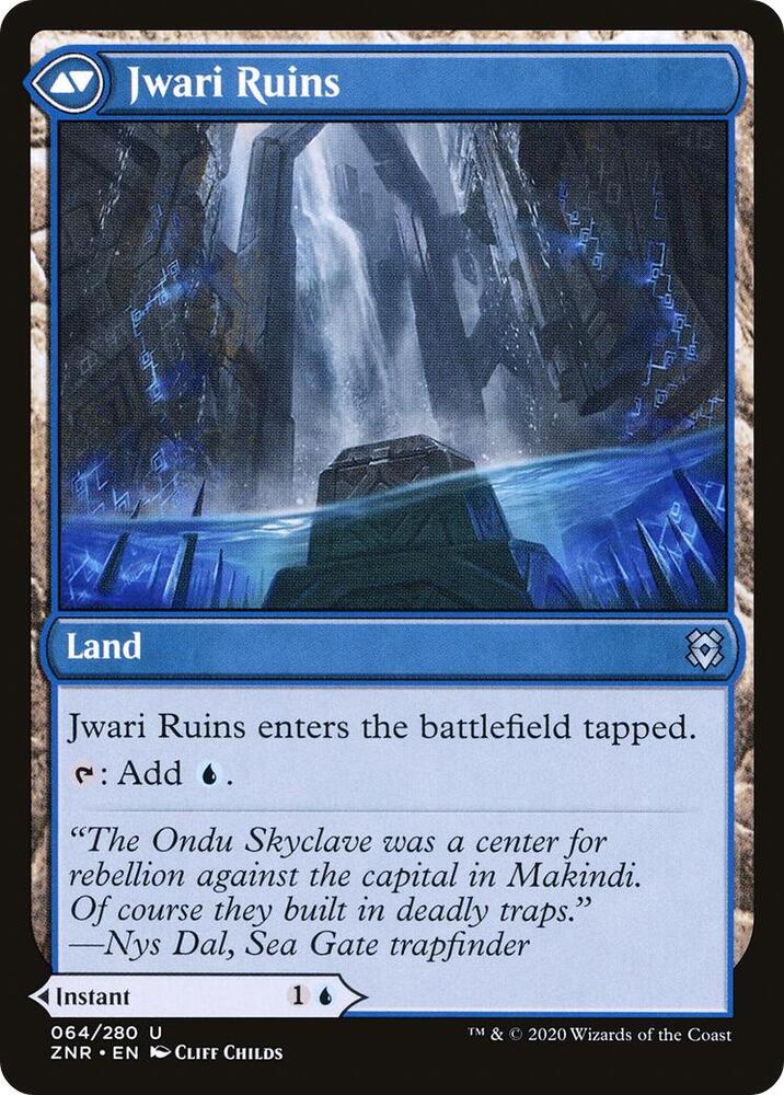 Jwari Disruption // Jwari Ruins (ZNR-U-FOIL)