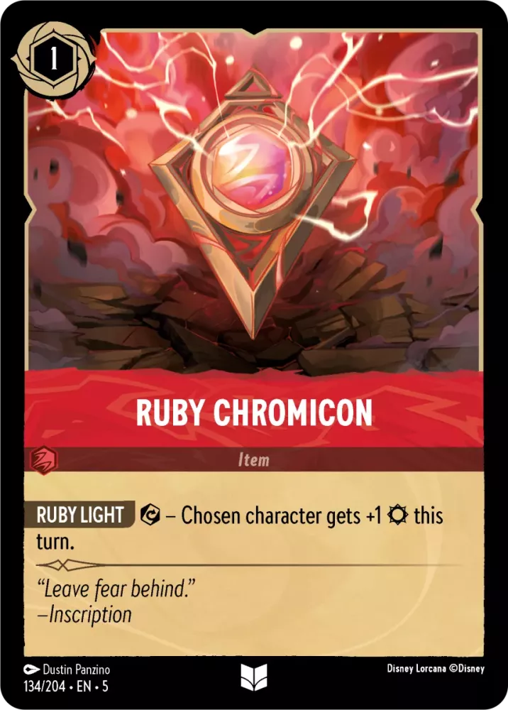 Ruby Chromicon (Shimmering Skies 134/204) Uncommon - Near Mint