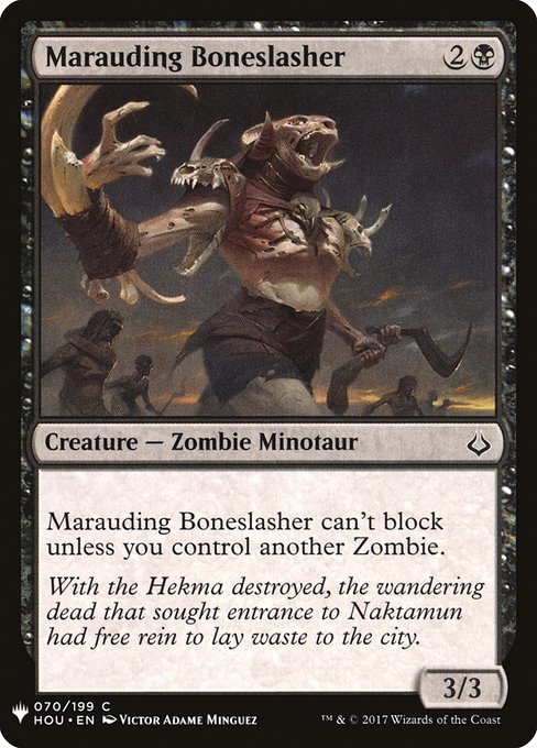 Marauding Boneslasher [Mystery Booster #0705] (HOU-C)