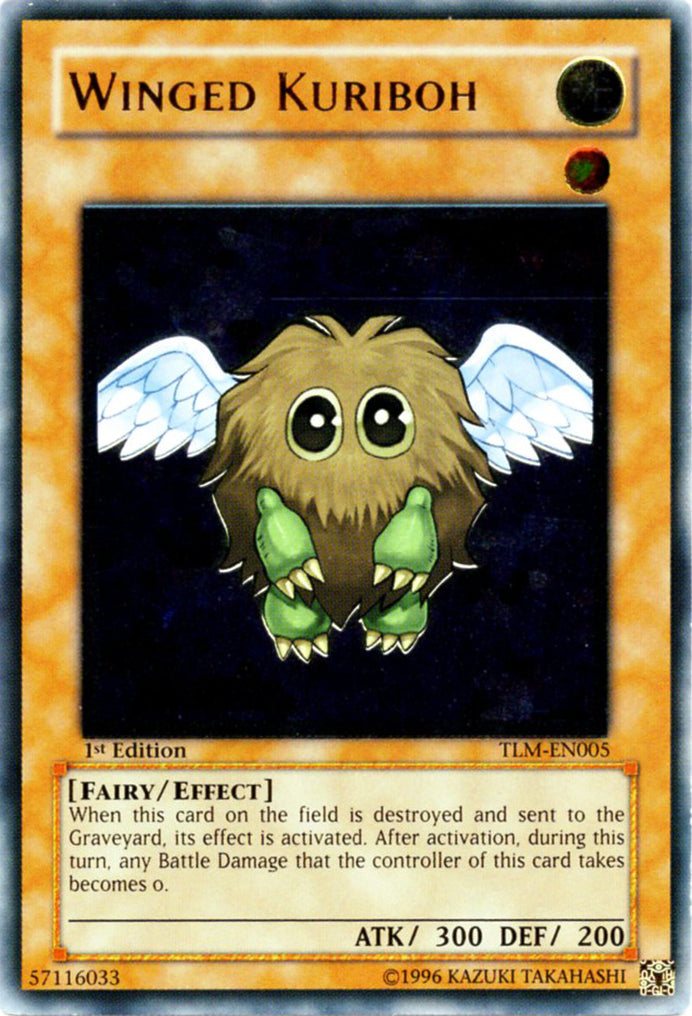 Winged Kuriboh (TLM-EN005) UTR 1st Edition Moderate Play