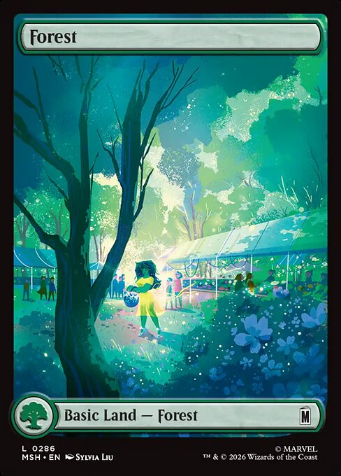 Forest [ #0286 Full Art ] (MSH-L)