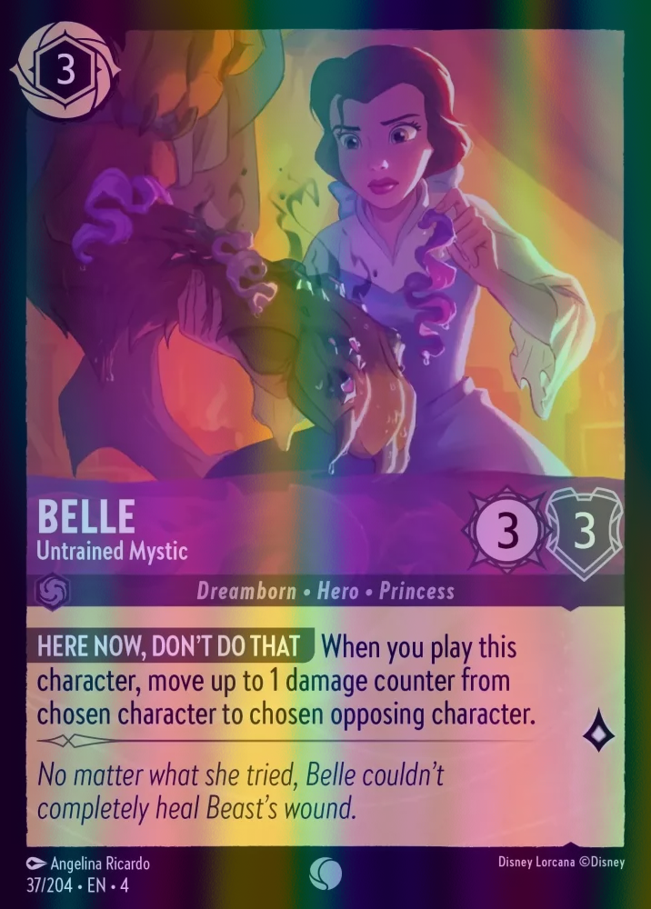 Belle - Untrained Mystic (Ursula's Return 037/204) Common - Near Mint Cold Foil