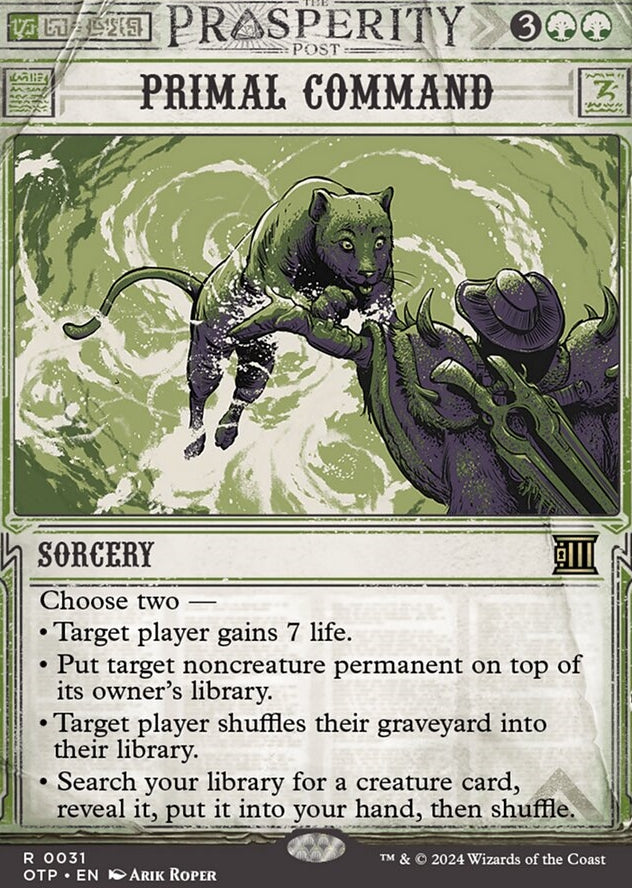 Primal Command [#0031 Showcase] (OTP-R-FOIL)