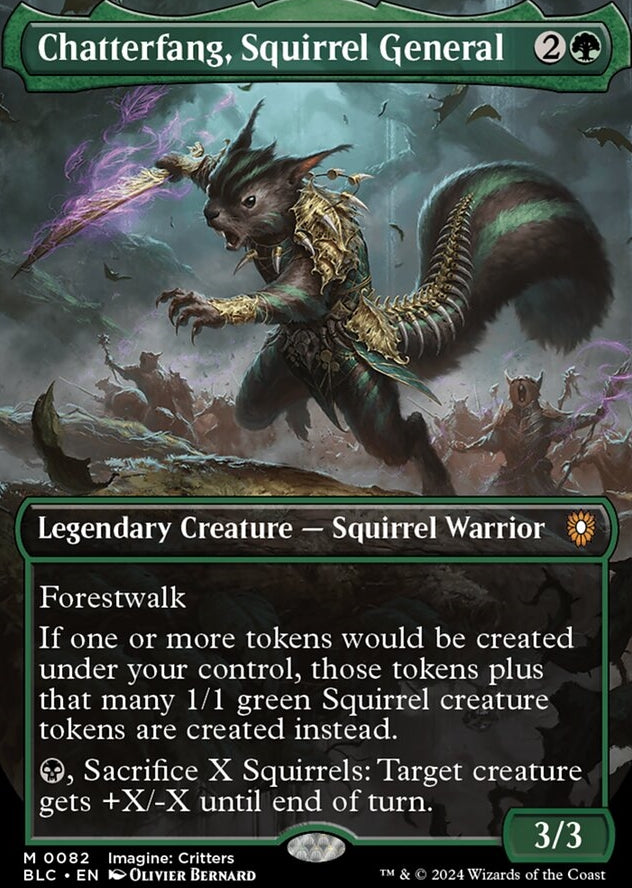 Chatterfang, Squirrel General [#0082 Borderless] (BLC-M-FOIL)