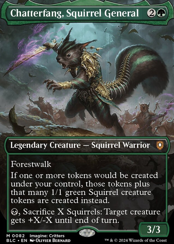 Chatterfang, Squirrel General [#0082 Borderless] (BLC-M)