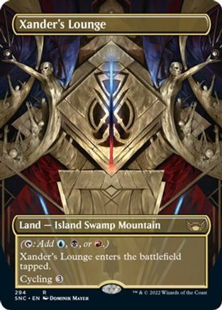 Xander's Lounge [ #294 Alternate-Art Borderless ] (SNC-R)