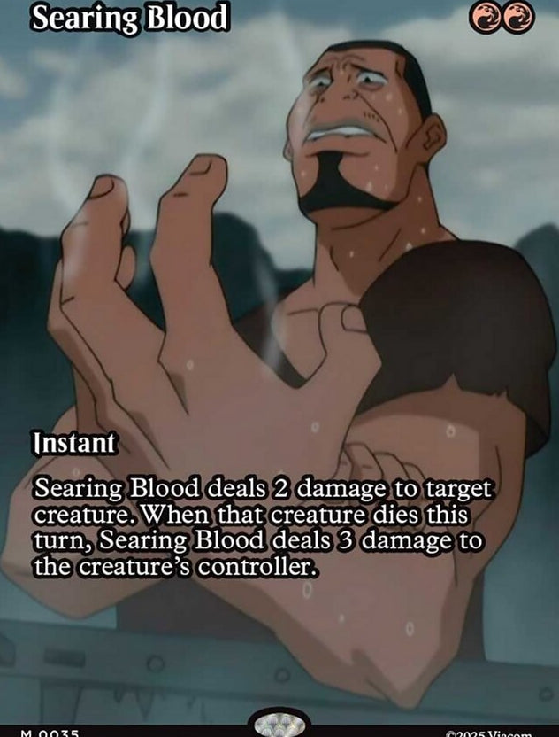 Searing Blood [ #0035 Borderless ] (TLE-M)