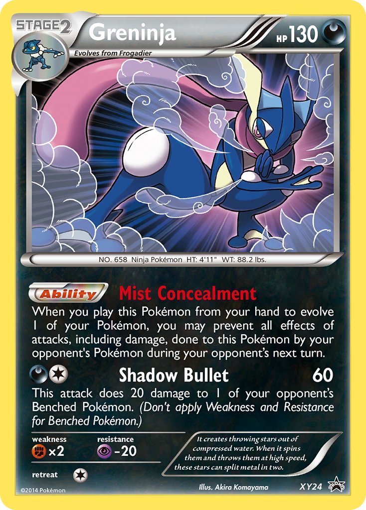 Greninja - XY24 (XY:PR) Promo - Near Mint Holofoil