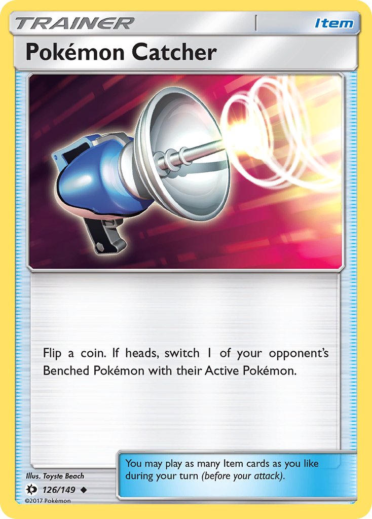 Pokemon Catcher - 126/149 (SM01) Uncommon - Near Mint