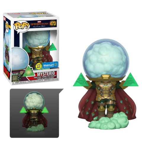 POP Figure: Marvel Spider-Man Far From Home #0473 - Mysterio (Glows in the Dark)