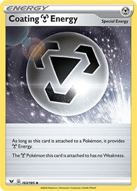 Coating Metal Energy - 163/185 (SWSH04) Uncommon - Near Mint Reverse Holofoil