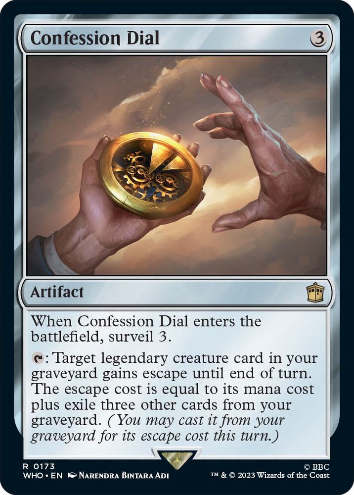 Confession Dial [#0173 New Cards] (WHO-R-FOIL)