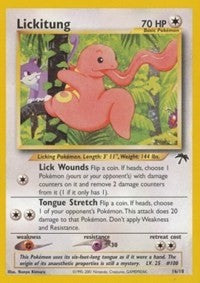 Lickitung - 16/18 (DEP) Common - Near Mint Holofoil