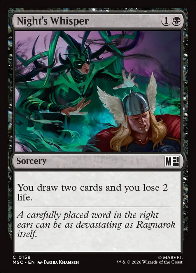 Night's Whisper [ #0158 Surge Foil ] (MSC-C)