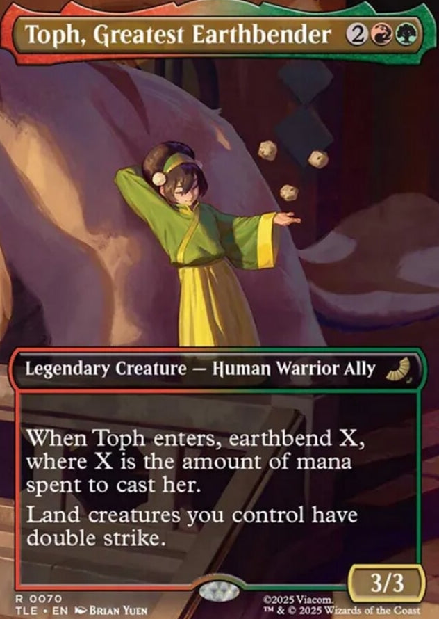 Toph, Greatest Earthbender [ #0070 Borderless ] (TLE-M)