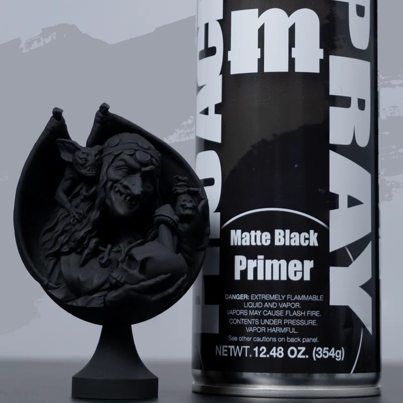 Monument Hobbies: PRO Acryl Spray - P02 Matte Black Primer (120mL)