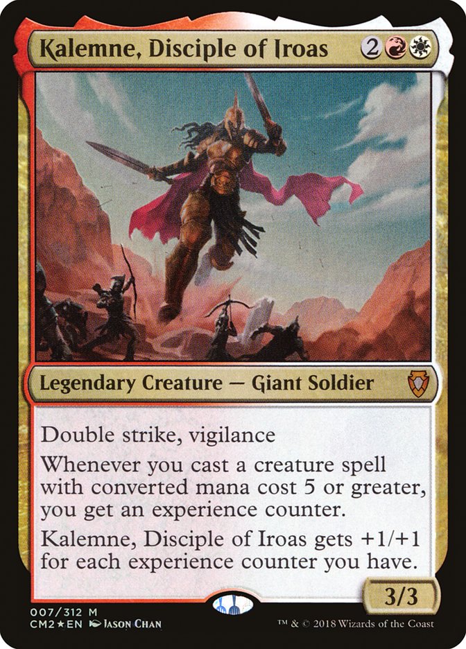 Kalemne, Disciple of Iroas (CM2-M-FOIL) Light Play
