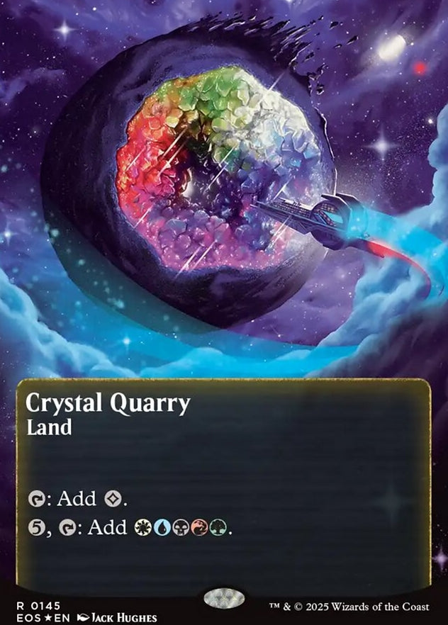Crystal Quarry [ #0145 Galaxy Foil Poster Stellar Sights ] (EOS-R)
