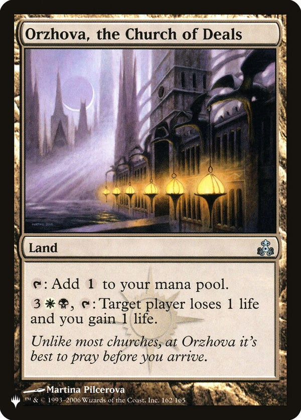 Orzhova, the Church of Deals (GPT-U-LIST)