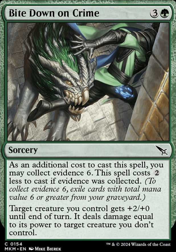 Bite Down on Crime [#0154] (MKM-C-FOIL)