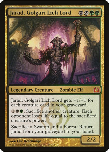 Jarad, Golgari Lich Lord (RTR-M) Light Play