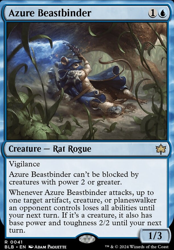 Azure Beastbinder [#0041] (BLB-R-FOIL)