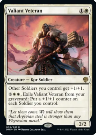 Valiant Veteran (DMU-R-PP-FOIL)