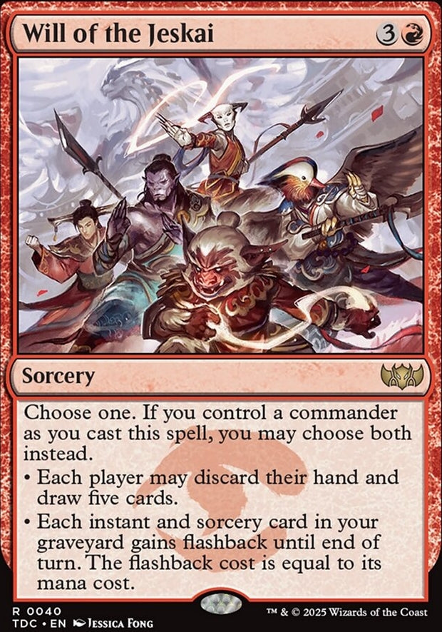 Will of the Jeskai [ #0040 ] (TDC-R)