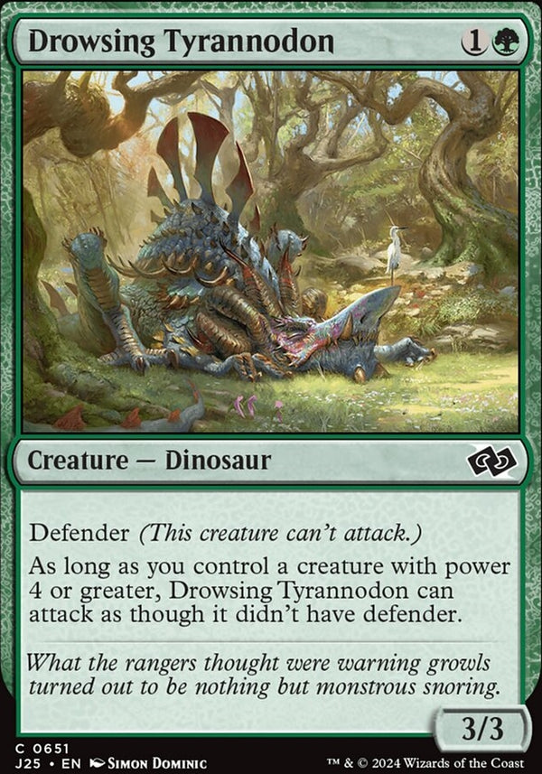 Drowsing Tyrannodon [#0651] (J25-C)