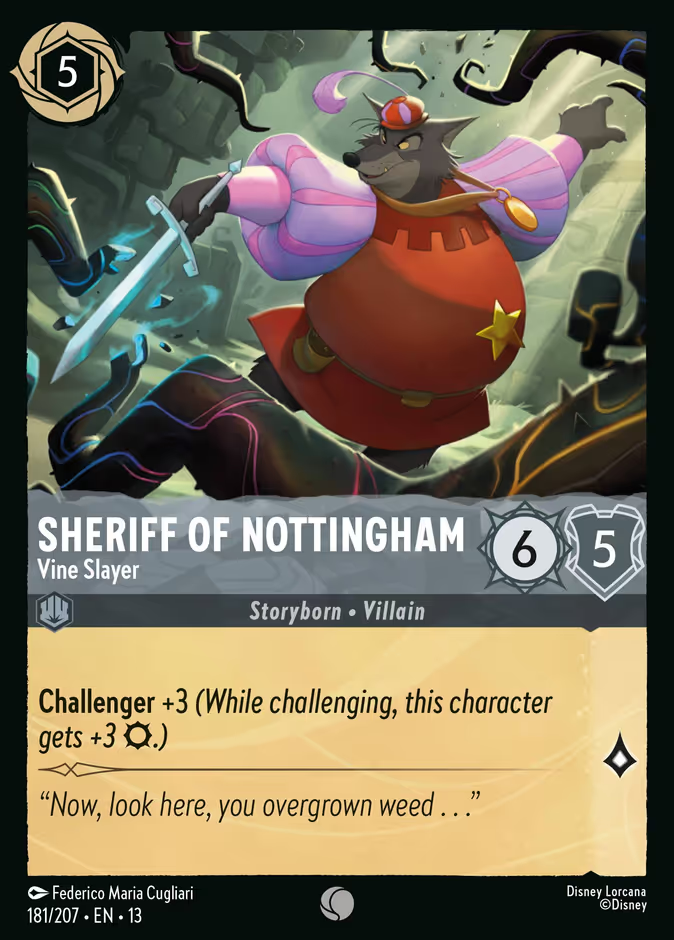 Sheriff of Nottingham - Vine Slayer (181/204 - Attack of the Vine!) Common